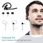 HEIBAS Bluetooth Headset, Wireless Bluetooth Earpiece with 500mAh Charging Case - Image 5