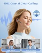 Ngsod Bluetooth Headset V5.4, Bluetooth Earpiece with 500mAh Charging Case - Image 5