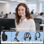 BRAMMAR Trucker Bluetooth Headset with AI Noise Cancellation Microphone - Image 5