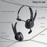 LEVN Trucker Headset, Trucker Bluetooth Headset with Noise Cancelling Microphone - Image 5