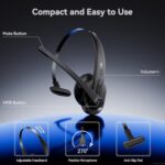 Wireless Headset with Mic for Work, Bluetooth Headset with Microphone AI Noise - Image 5