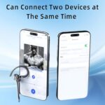 Bluetooth Headset Wireless Earpiece Single Ear Earphones for iOS Android - Image 5