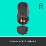 Logitech M510 Full Size Ambidextrous 2.4 GHz Wireless Mouse - Image 6