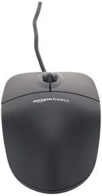 Amazon Basics 3-Button USB Wired Mouse with Responsive Tracking, Plug & Play - Image 5