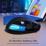 HOTWEEMS Wireless Mouse, D-09 Computer Mouse USB Cordless Mice for Laptop - Image 5