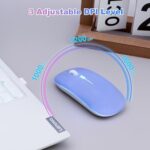 Wireless Bluetooth Mouse Rechargeable Long Lasting Dual Mode - BT 5.2 & 2.4G - Image 4