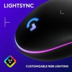 Logitech G203 Wired Gaming Mouse - Black - Image 5