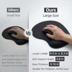 Ergonomic Mouse Pad with Wrist Rest, Gel Wrist Support Mousepad - Image 5