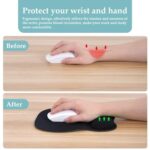 EooCoo Ergonomic Mouse Pad with Wrist Rest, Memory Foam Support Mousepad - Image 5