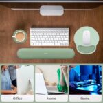 MOSISO Wrist Rest Support for Mouse Pad&Keyboard Set, Antique Green - Image 5