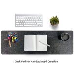 Felt Desk Mat | Computer Mat for Desk(36x12Inches) | Large Felt Mouse Pad and - Image 6