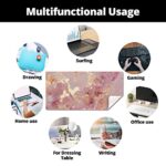 QIYI Large Mouse Pad, Cute Pink Desk Mat for Desktop - Image 5
