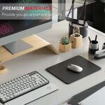 MROCO Essential Office & Gaming Mouse Pad, 30% Larger, 8.5” x 11” in, Black - Image 6