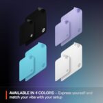 SteelSeries QcK Medium Gaming Mousepad — Black — Non-Slip Silicone Rubber Base — - Image 6