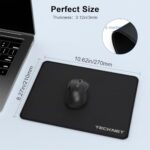 TECKNET 4 Pack Mouse Pad with Durable Anti-fray Stitching, Small Mousepad - Image 5