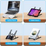 Adjustable Laptop Stand, Portable Laptop Riser for Desk - Image 6