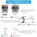 OMOTON 360° Rotating Laptop Stand Riser for Desk - Image 5