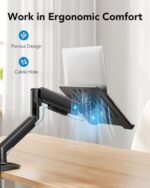 HUANUO 2 in 1 Function Laptop Mount with Tray - Image 5