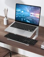 SOUNDANCE Laptop Stand for Desk, Ergonomic Metal Computer Riser for 12-17.3 Inch - Image 5