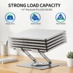 ALASHI Laptop Stand for Desk with 360° Rotating Base - Image 6