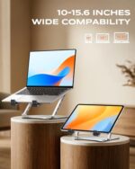 RIWUCT 2026 Laptop Stand for Desk Ultra-Slim Portable & Height Adjustable - Image 6