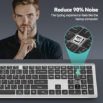 TECKNET Bluetooth Keyboard Rechargeable, 4-Device Free Switching (2.4G+BT) - Image 6