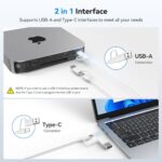 TECKNET Wired Keyboard for MacOS Devices with Dual Interface, Slim Mac Keyboard - Image 7