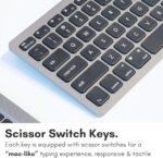 Macally Small USB Wired Keyboard for Mac and Windows - 78 Scissor Keys - Image 6