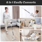 Tikom V500 Cordless Vacuum Cleaner for Home, 40000Pa/450W Stick Vacuum with LED - Image 7
