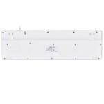 MCSaite Wired White USB 104 Keys Computer Keyboard with Stands - Image 6