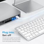 OMOTON Wired Keyboard for Mac Devices ONLY with Dual Interface - Image 7