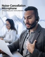 FEABASK USB Headset with Microphone for PC Laptop - Wired Computer Headphones - Image 6