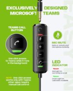 Acer USB Headset with Microphone for PC, Clear Sound Quality for Call & Meetings - Image 4