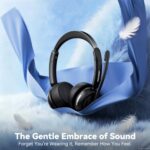 Wireless Headset with Mic for Work, Bluetooth Headset with Microphone Noise - Image 6