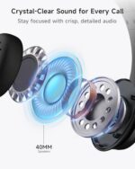AOC Wireless Headset with Mic for Work, Bluetooth 5.4 Wireless Headset with AI - Image 6