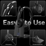 Wireless Headset with Mic for Work, Bluetooth Headset with (B0DHH5WJSF) - Image 6