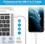 Mac Book Pro Charger - 118W USB C Fast Charger Power Adapter Compatible with - Image 6