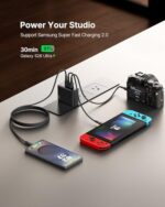 INIU 100W USB C Charger, 3-Port GaN Fast Charging Block with 5ft USBC Cable - Image 6