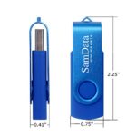 SamData 8GB USB Flash Drives 5 Pack 8GB Thumb Drives Memory Stick Jump Drive - Image 4
