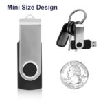 Swivel Design 16GB USB Flash Drive with Keychain - Image 6