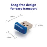 Verbatim 32GB Store 'n' Stay Nano USB 3.2 Gen 1 Flash Drive Snag-free Low - Image 7