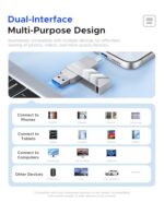 ORICO 64GB USB C Flash Drive, USB 3.2 Gen 1 Dual Drive 150MB/s - Image 6