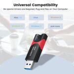 KOOTION Flash Drive 64 GB USB 3.0 Flash Drive Thumb Drive Retractable 64G Memory - Image 6