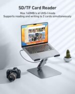 BENFEI Laptop Stand with USB C 7in1 Docking Station,HDMI 4K@60Hz,1*SD 1*Micro SD - Image 6