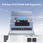 MacBook Pro Air Docking Station, Vertical USB C Laptop Docking Station with M.2 - Image 6