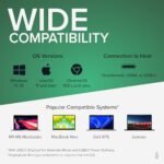 Plugable USB C Triple Display Docking Station with Laptop Charging - Image 6