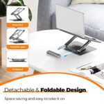 TOBENONE USB C Laptop Docking Station Stand for MacBook - Image 6
