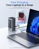 RayCue 15 in 1 Laptop Docking Station 3 Monitors, Triple 8K Display with 3 HDMI - Image 6