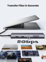 UGREEN USB C Hub, USB-C 10-in-1 Dongle with Dual Monitor 4K HDMI and VGA - Image 6