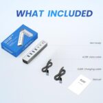 EJAY 4 Port USB3.0 and USB-C HUB for PC,Laptop,MacBook Pro etc - Image 6